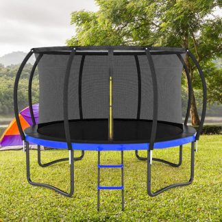 Trampolines |  Trampoline with Safety Net with Heavy Duty Jumping Mat and Spring Cover Padding Sports & Fitness Trampolines