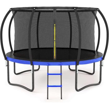 Trampolines |  Outdoor Big Trampoline with Inner Safety Enclosure Net Sports & Fitness Trampolines