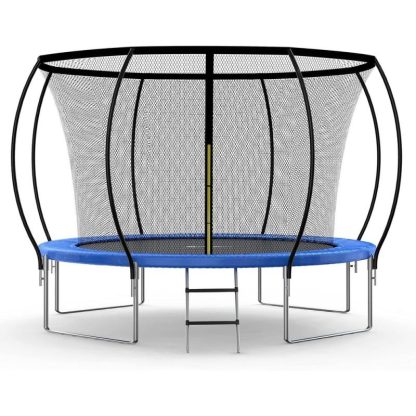 Trampolines |  Recreational Trampoline with Enclosure Net Stakes- Outdoor Trampoline Sports & Fitness Trampolines