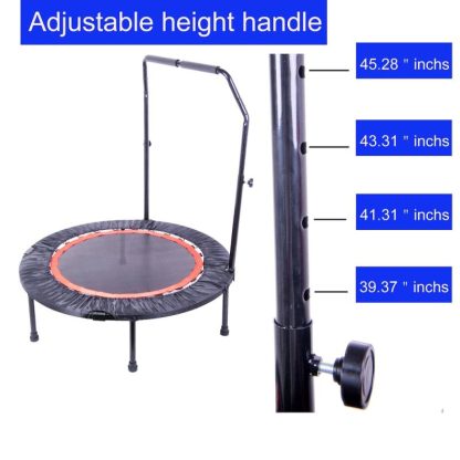 Trampolines |  Small and Portable 40 Inch Mini Exercise Trampoline Sports & Fitness Trampolines