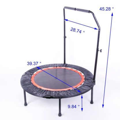 Trampolines |  Small and Portable 40 Inch Mini Exercise Trampoline Sports & Fitness Trampolines