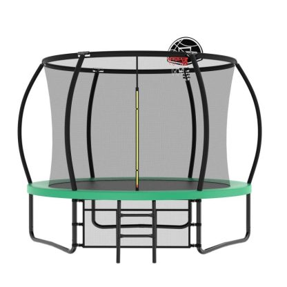 Trampolines |  Spacious Design Trampoline Solid Base Structure, Safety Pad For Kid Sports & Fitness Trampolines