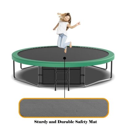 Trampolines |  Spacious Design Trampoline Solid Base Structure, Safety Pad For Kid Sports & Fitness Trampolines