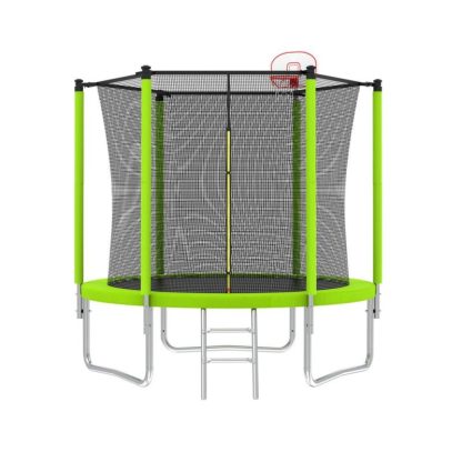 Trampolines |  Spacious Design Trampoline Solid Base Structure, Safety Pad For Kid Sports & Fitness Trampolines