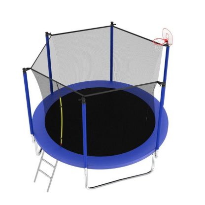 Trampolines |  Spacious Design Trampoline Solid Base Structure, Safety Pad For Kid Sports & Fitness Trampolines