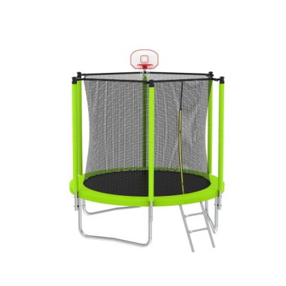 Trampolines |  Spacious Design Trampoline Solid Base Structure, Safety Pad For Kid Sports & Fitness Trampolines