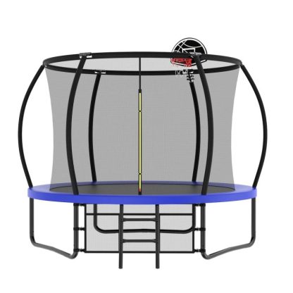 Trampolines |  Spacious Design Trampoline Solid Base Structure, Safety Pad For Kid Sports & Fitness Trampolines