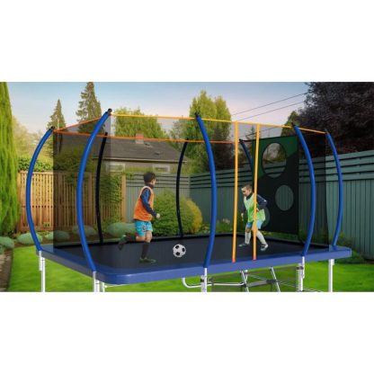 Trampolines |  Spacious Design Trampoline Solid Base Structure, Safety Pad For Kid Sports & Fitness Trampolines