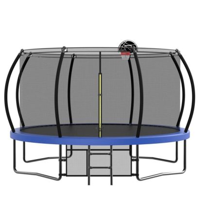 Trampolines |  Spacious Design Trampoline Solid Base Structure, Safety Pad For Kid Sports & Fitness Trampolines