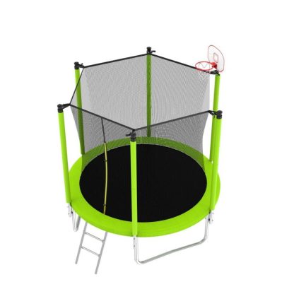 Trampolines |  Spacious Design Trampoline Solid Base Structure, Safety Pad For Kid Sports & Fitness Trampolines