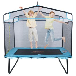 Swing Sets |  Blue Frame Metal Swing Set and Slide for kids Sports & Fitness Swing Sets