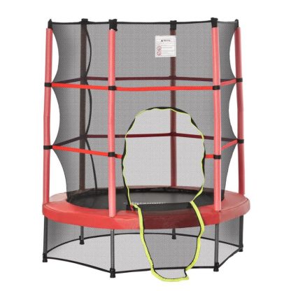 Trampolines |  Trampoline with Enclosure Net, Springless Design, Safety Pad and Steel Frame Sports & Fitness Trampolines