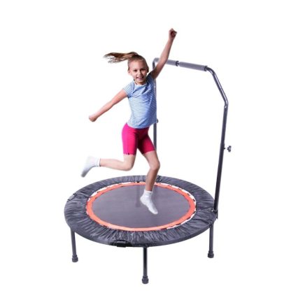 Trampolines |  Weight Loss Artifact – Foldable Mini Trampoline Small & Portable Trampoline 3FT High Load Capacity Sports Elastic Mesh – Black Sports & Fitness Trampolines