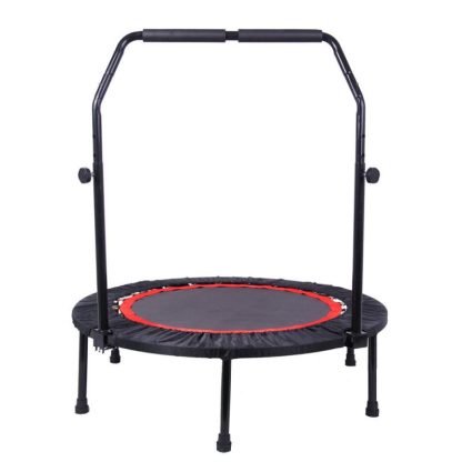 Trampolines |  Weight Loss Artifact – Foldable Mini Trampoline Small & Portable Trampoline 3FT High Load Capacity Sports Elastic Mesh – Black Sports & Fitness Trampolines