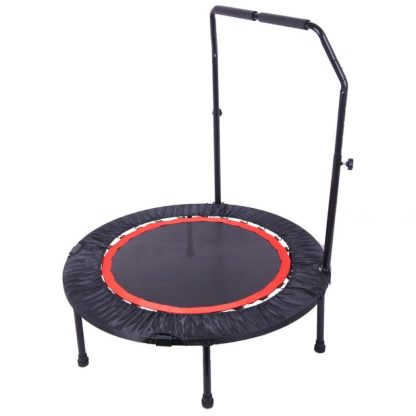 Trampolines |  Weight Loss Artifact – Foldable Mini Trampoline Small & Portable Trampoline 3FT High Load Capacity Sports Elastic Mesh – Black Sports & Fitness Trampolines