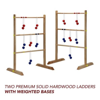 Lawn Games |  Solid Wood Ladder Toss Game Set Lawn Games Lawn Games