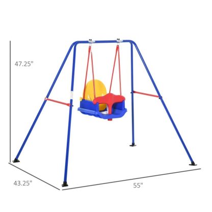 Outdoor Play |  Baby Swing Outdoor with Scratch and Wear Resistant Finish Outdoor Play Outdoor Play