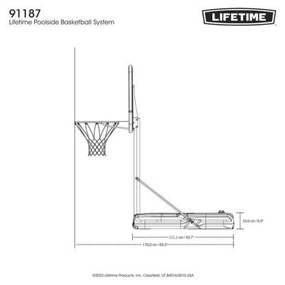 Outdoor Play |  Poolside Basketball System – 44″ Outdoor Play Outdoor Play