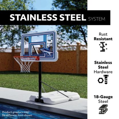 Outdoor Play |  Poolside Basketball System – 44″ Outdoor Play Outdoor Play