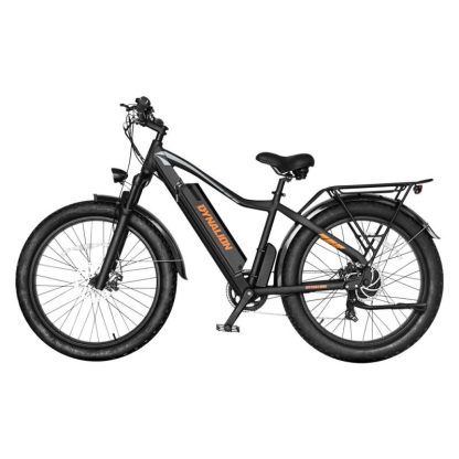 Cycling |  26″ x 4″ Fat Wide Tire Bicycle – 48V16Ah Li-ion Battery 750W Motor Cycling Black