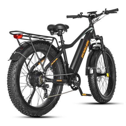 Cycling |  26″ x 4″ Fat Wide Tire Bicycle – 48V16Ah Li-ion Battery 750W Motor Cycling Black