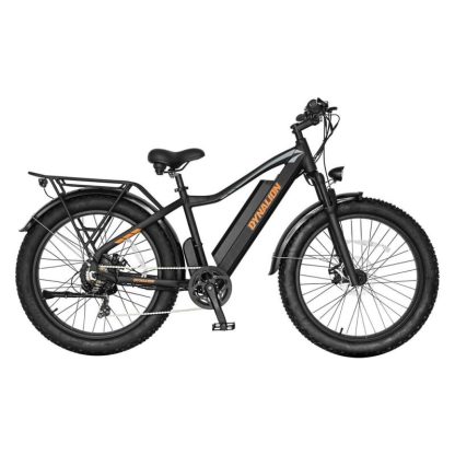 Cycling |  26″ x 4″ Fat Wide Tire Bicycle – 48V16Ah Li-ion Battery 750W Motor Cycling Black